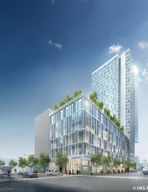 Austin Marriott Downtown Rendering